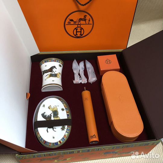 Набор для ванной зубная щетка Hermes