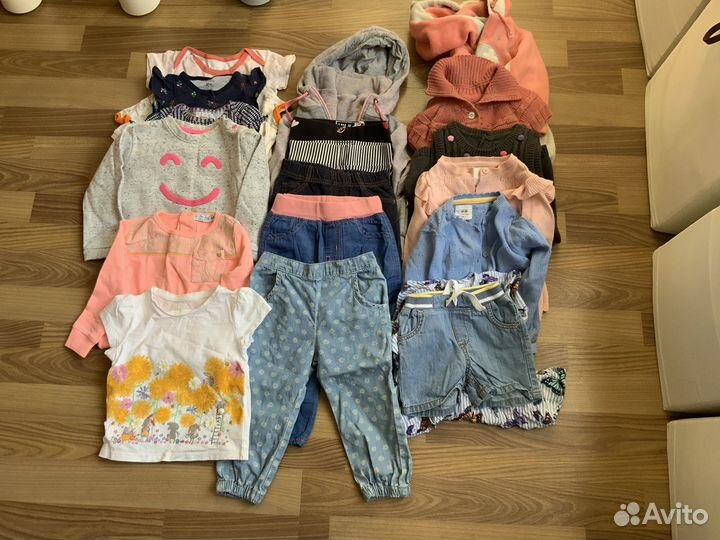Брендовая одежда для девочки пакетом 86