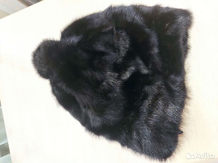 Шапка из норки, новая