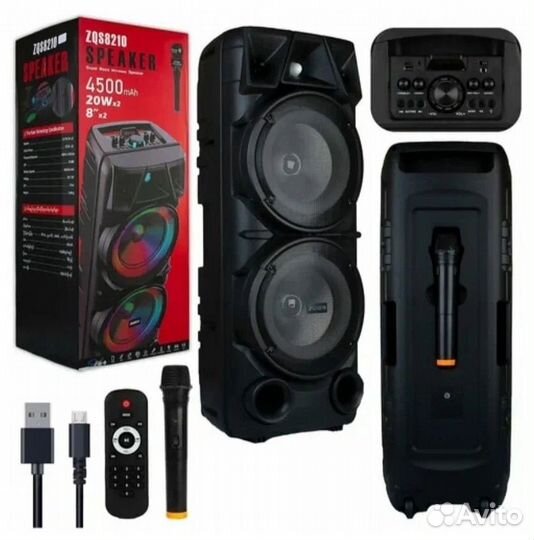 Портативная мощная колонка BT Speaker ZQS-8210
