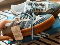 Кеды джинсовые Adidas унисекс, 39-40 новые