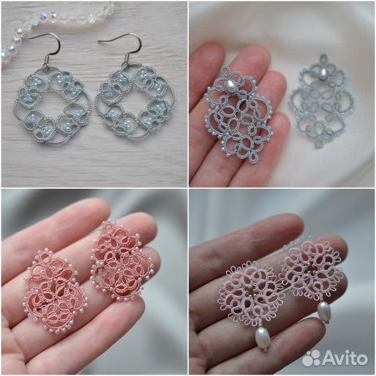 Серьги ручная работа