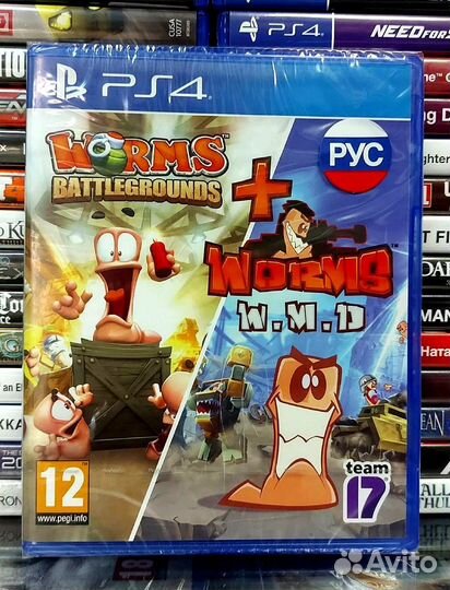 Worms battlegrounds + Worms W.M.D PS4 / PS5