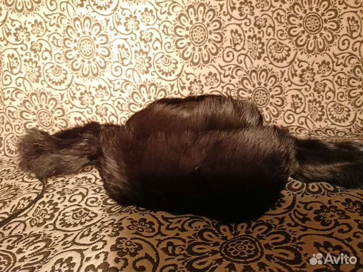 Мужская зимняя шапка ушанка заяц