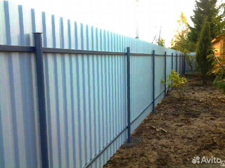 Забор из профлиста