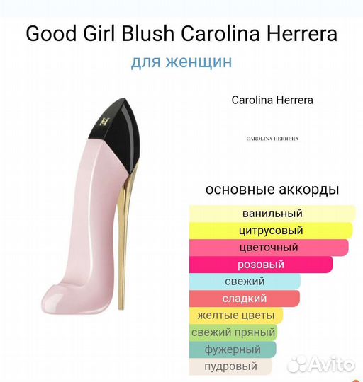Духи, парфюм Carolina Herrera Good Girl Blush нов