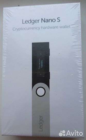 Криптокошелек Ledger NanoS новый запечатан Франция