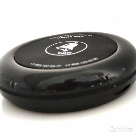 Кнопка вызова официанта, помощи инвалиду черная