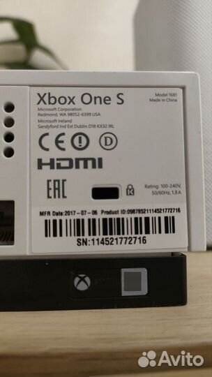 Xbox one s 1tb с играми