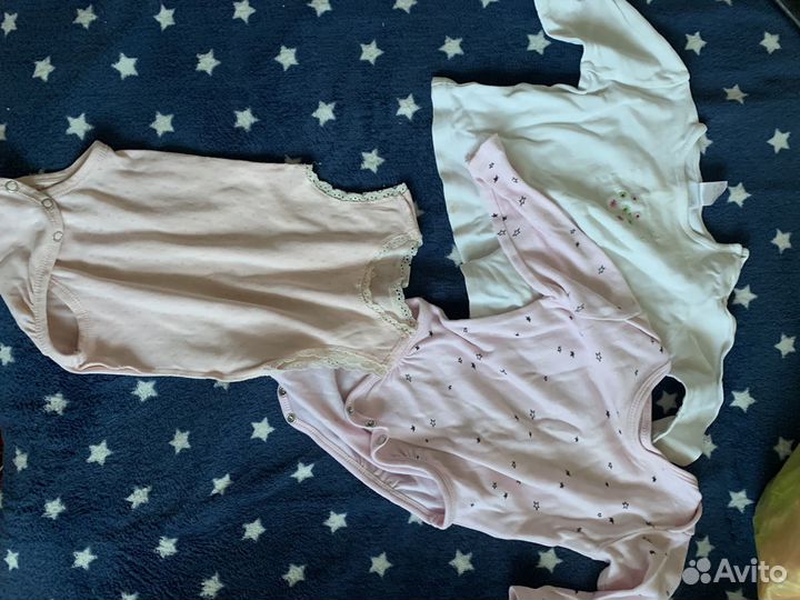 Детские вещи пакетом 68 74 на девочку