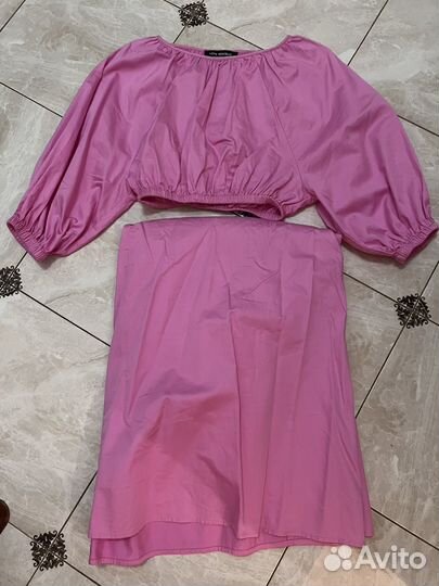 Топ с юбкой комплект