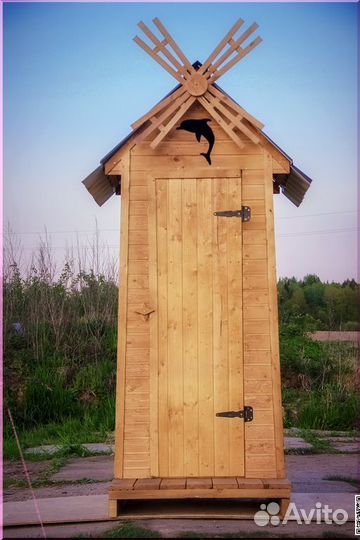 Дачный туалет деревянный JKT228