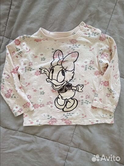 Лонгслив для девочки 74