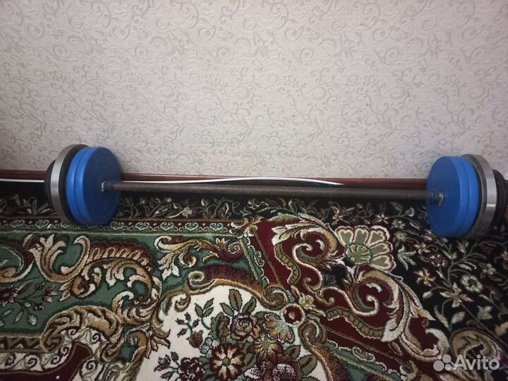 Штанга с блинами бу