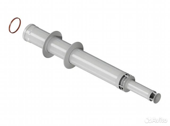 Комплект коаксиального дымохода krats 60/100