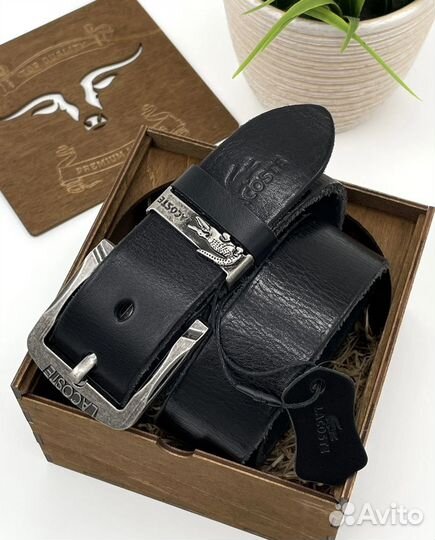 Мужской кожаный ремень