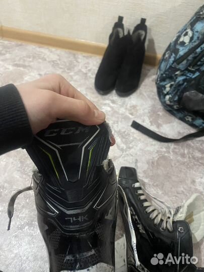 Коньки хоккейные детские ccm ribcore 74 k: