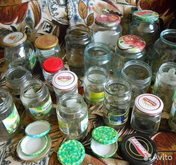 Банки стеклянные разные