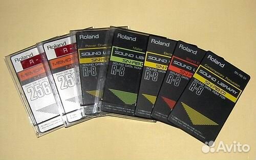 Roland SN-R8 и M-256-E Карты звуков и памяти