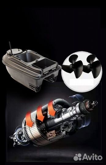 Прикормочный кораблик TA18GPS (Технология Рыбалки)