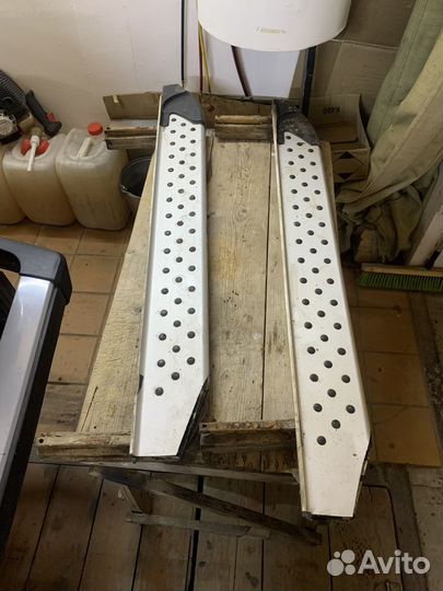 Пороги на Нива 4х4 стиль BMW