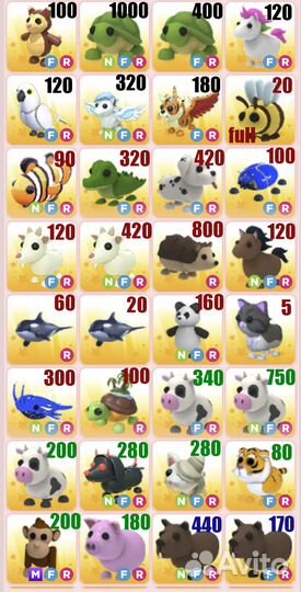 Питомцы Петы в адопт ми / adopt me /Roblox/роблокс