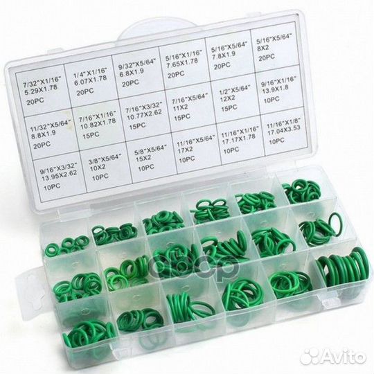 105-80270C набор резиновых колец 270шт 105-802