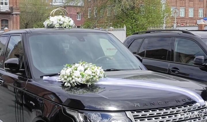 Украшения для машины на свадьбу