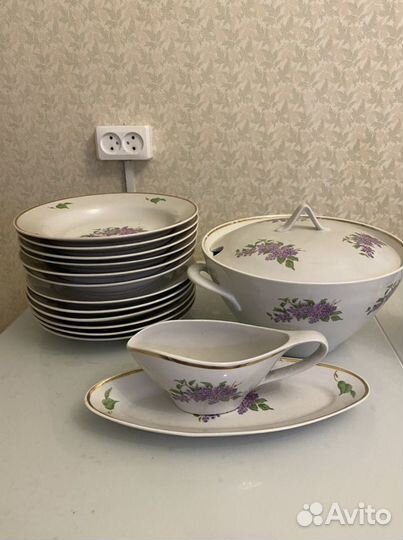 Сервиз столовый дулево Сирень