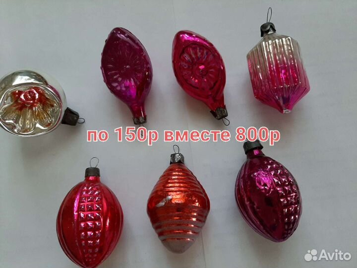 Елочные игрушки СССР советские