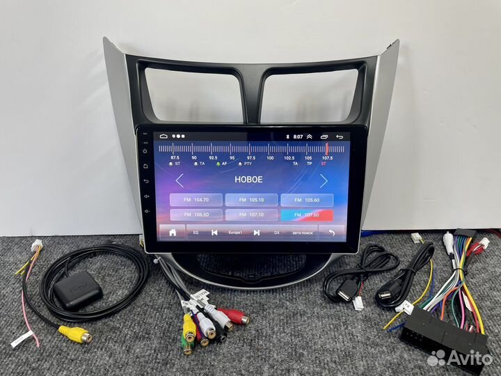 Магнитола Hyundai Solaris 1 android