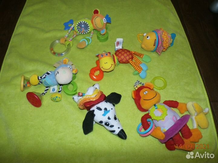 Развивающие игрушки Lamaze,Tiny love,Playgro,Taf