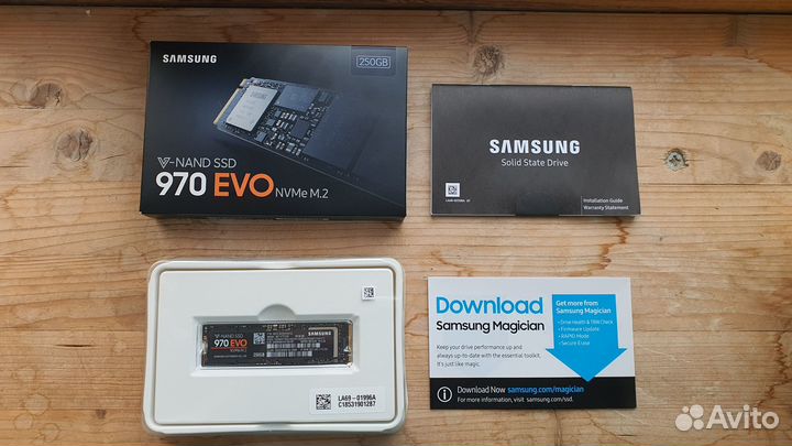 250 гб SSD M.2 Samsung 970 EVO