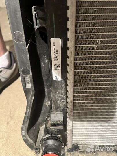 Передня Панель радиатора Octavia a7 в сборе