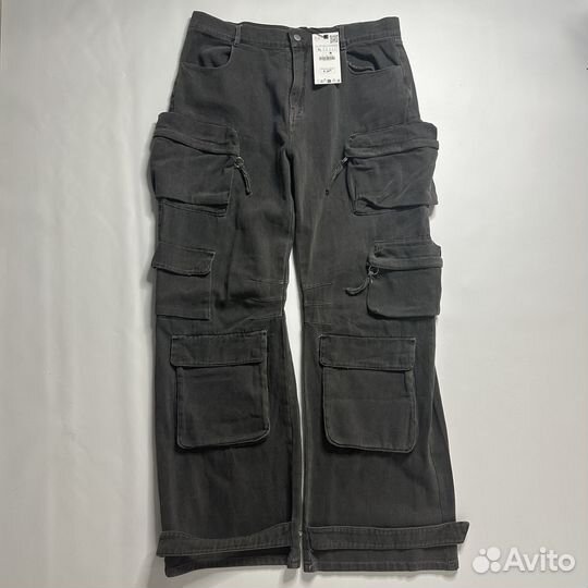 Джинсы Карго Zara utility pocket