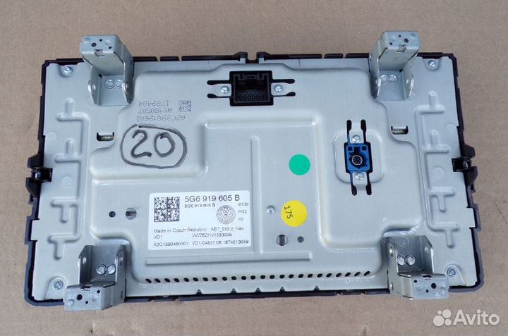 Навигационный дисплей 5G6919605B VW T-ROC