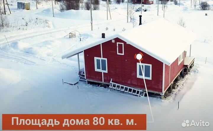 Дачный домик 75м