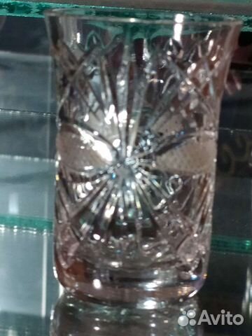 Хрустальная стопка рюмка стакан СССР