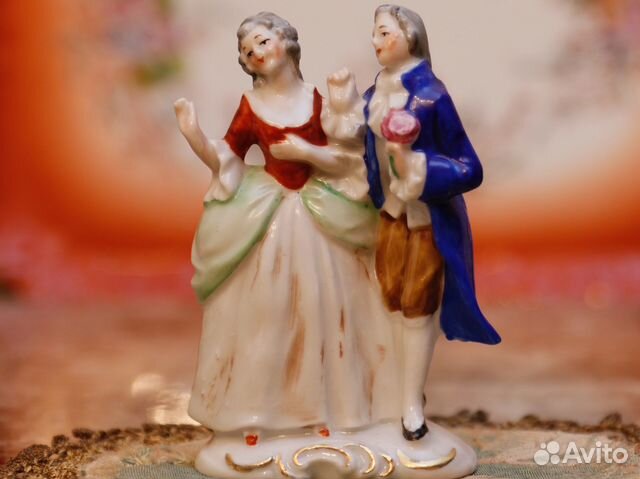 Статуэтка фарфоровая Grafenthal кавалер и дама