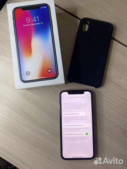 iPhone x с коробкой