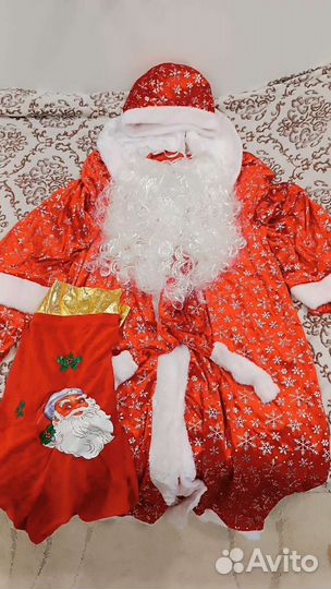 Костюм деда мороза взрослый
