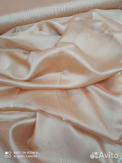 Ткань для штор микровуаль цвет розовое золото