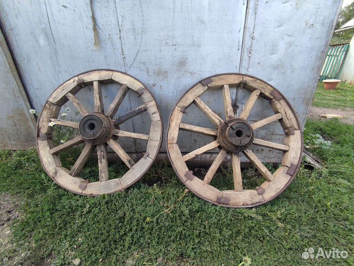 Колеса деревянные для телеги