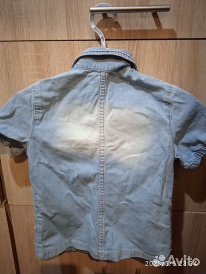 Джинсовая жилетка для девочки