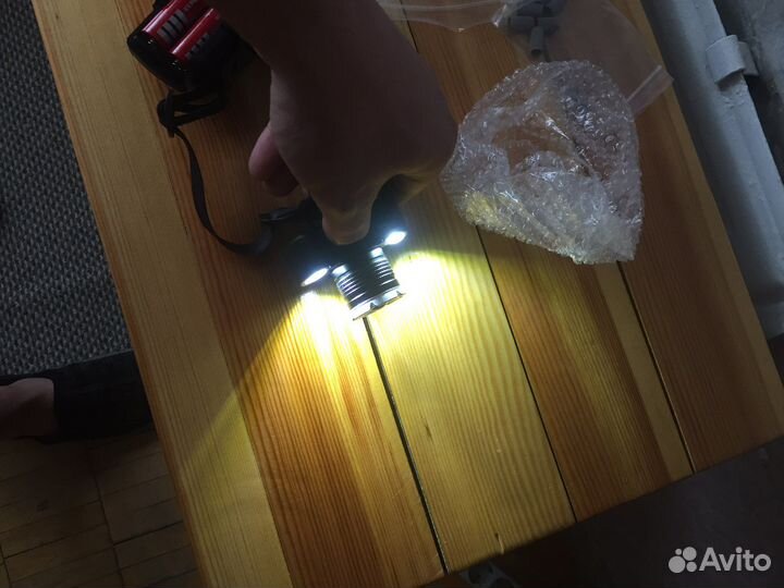 Налобный фонарь аккумуляторный