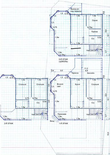 Дом 90 м² на участке 3,5 сот.