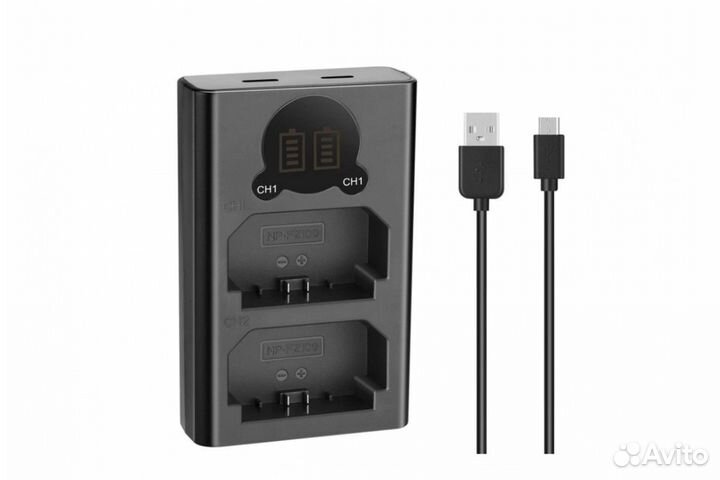 Двойное зарядное устройство для Sony NP-BX1