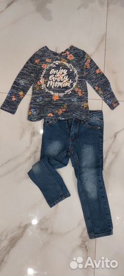 Вещи пакетом на девочку 104/110