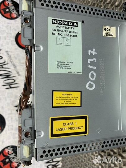 Магнитола Honda Accord