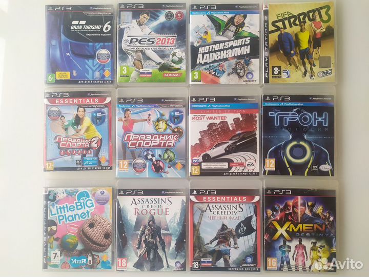Игры диски для PS3 лицензия